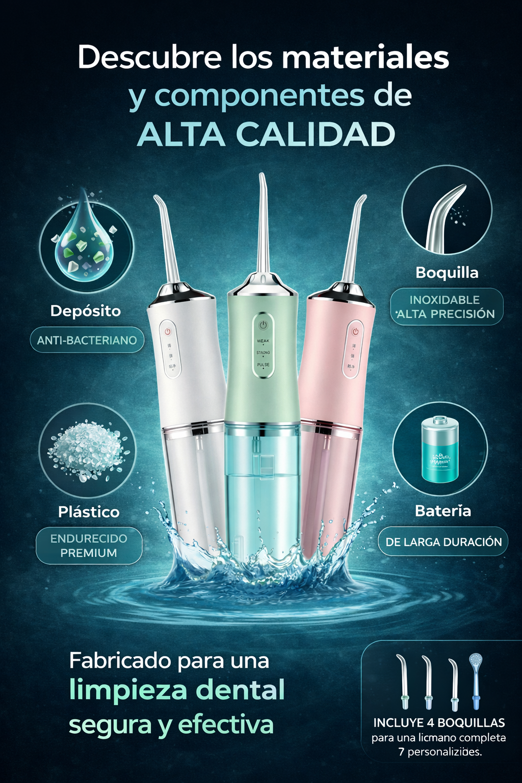 PROMO: 2 por 119.900 - Irrigador bucal OralPro
