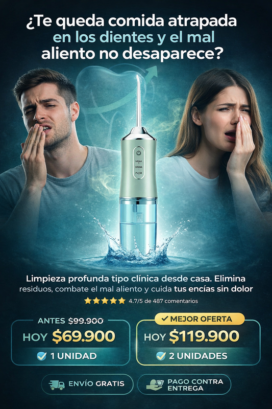 PROMO: 2 por 119.900 - Irrigador bucal OralPro