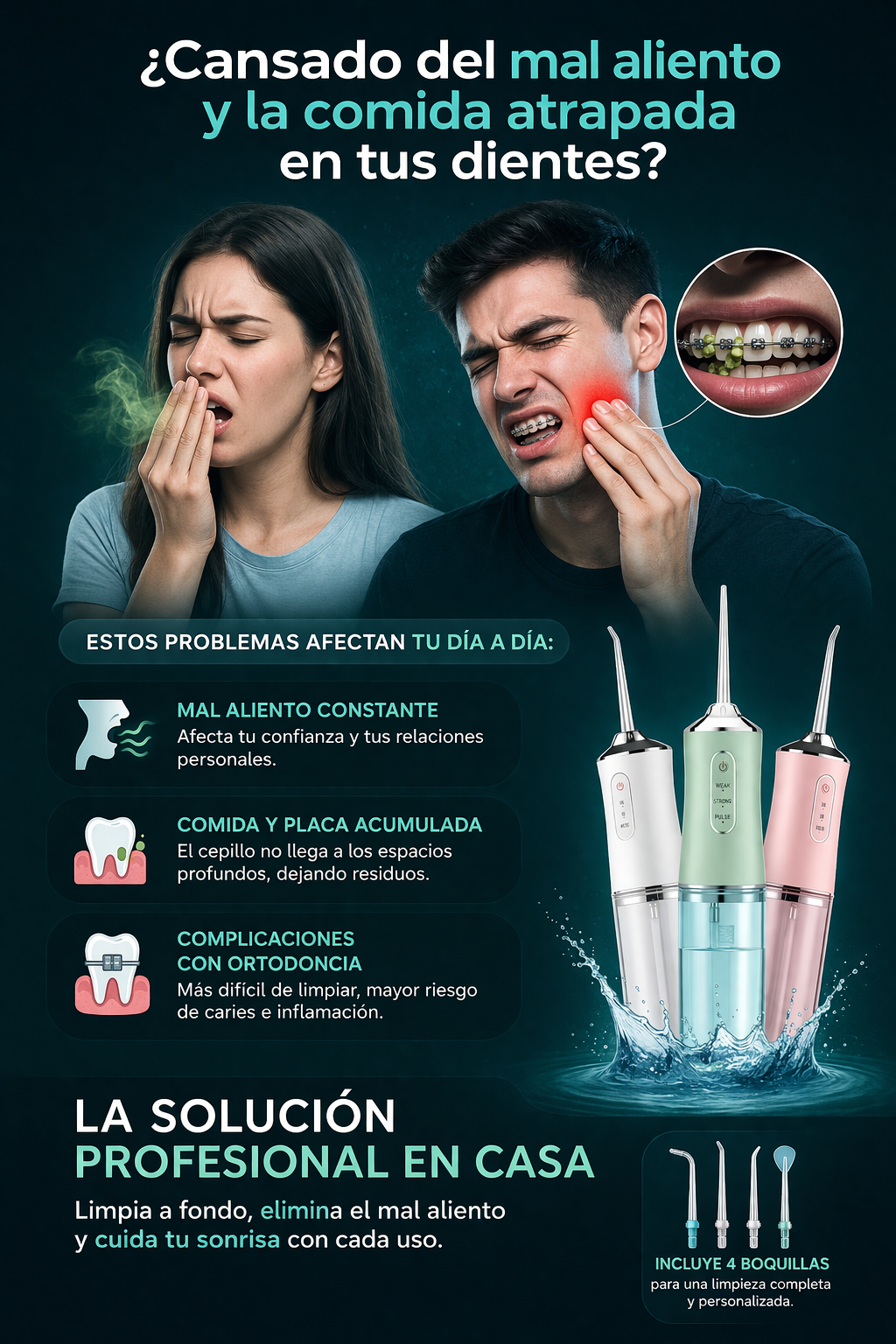 PROMO: 2 por 119.900 - Irrigador bucal OralPro