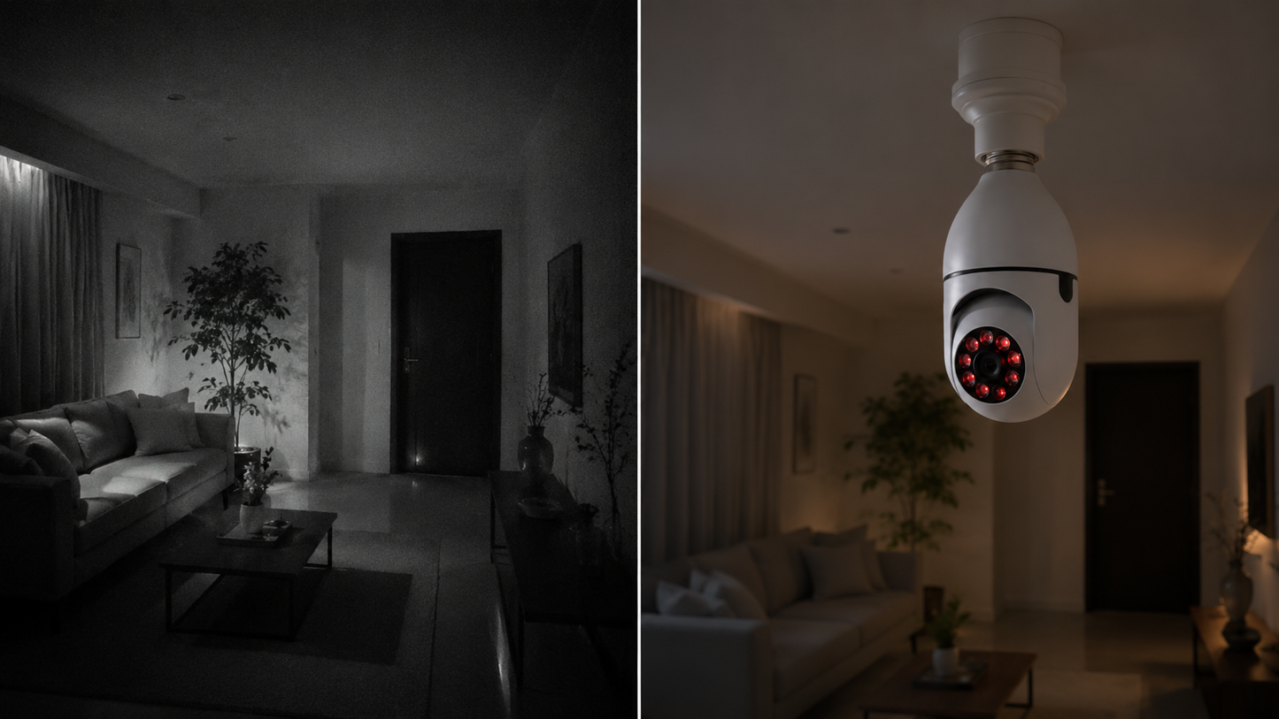Paga 1 Lleva 2 - Cámara Bombillo 360° WiFi VigilaPro