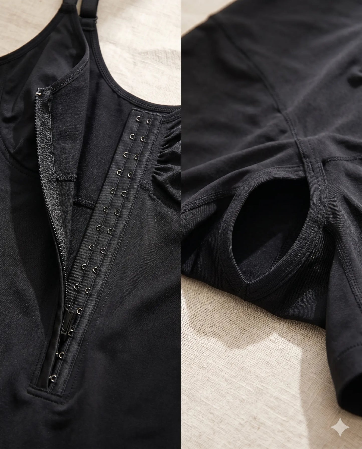 Body Faja Moldeadora con Cierre Frontal · Define Cintura y Levanta Glúteos sin Marcas